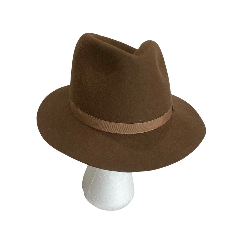 Vintage 1990 L.L. Bean 100% Wool Fedora  -  Made In England - Men's XL